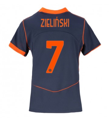 Inter Milan Piotr Zielinski #7 Tredjetrøje Dame 2025-26 Kortærmet
